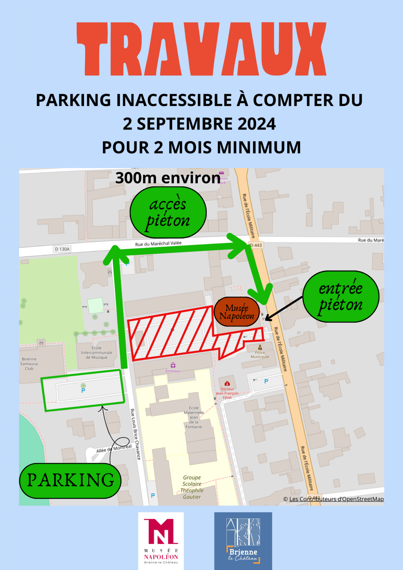 travaux parking