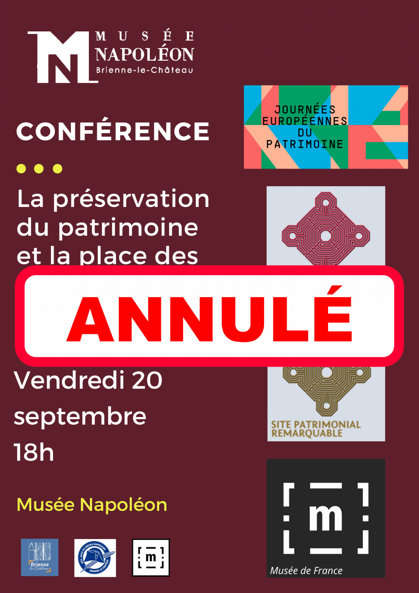 CONF ANNULE